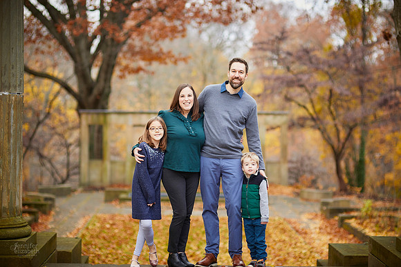 The F Family: Portrait Session at the Italian Cultural Garden in Cleveland