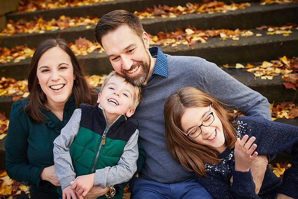 The F Family: Portrait Session at the Italian Cultural Garden in Cleveland