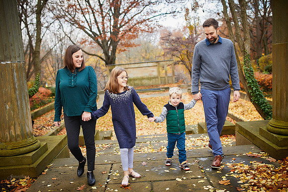 The F Family: Portrait Session at the Italian Cultural Garden in Cleveland