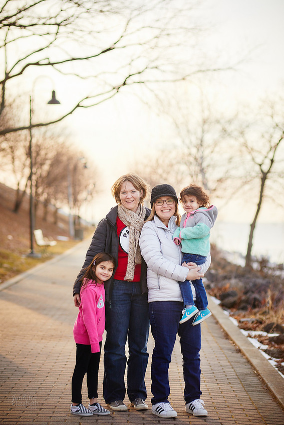 The S/J Family: Portrait Session at Lakewood Park in Cleveland