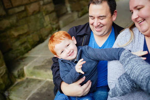 The D Family: Portrait Session at Squire’s Castle in North Chagrin Reservation