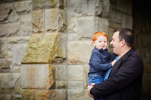 The D Family: Portrait Session at Squire’s Castle in North Chagrin Reservation