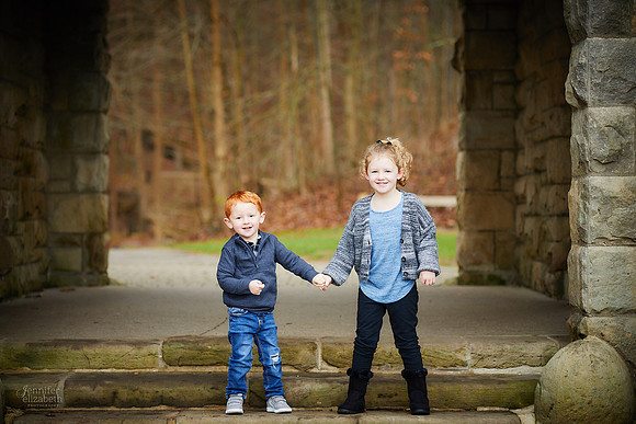 The D Family: Portrait Session at Squire’s Castle in North Chagrin Reservation
