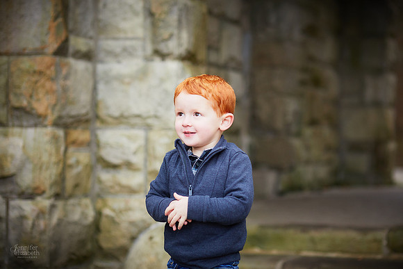 The D Family: Portrait Session at Squire’s Castle in North Chagrin Reservation