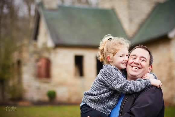 The D Family: Portrait Session at Squire’s Castle in North Chagrin Reservation