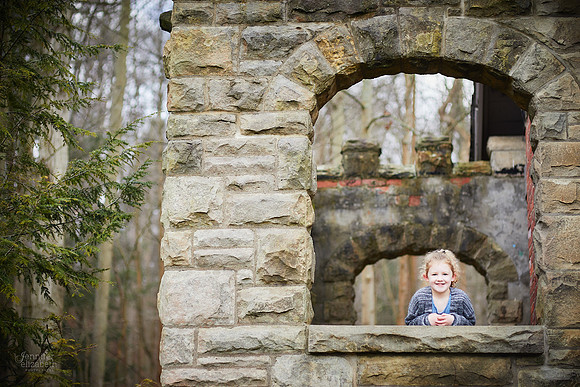 The D Family: Portrait Session at Squire’s Castle in North Chagrin Reservation