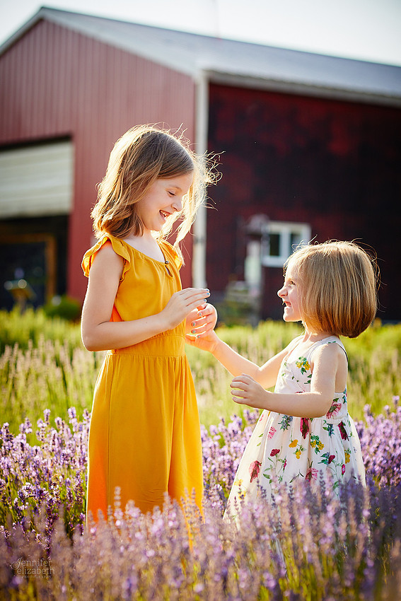 Mini Sessions at Luvin Lavender Farms in Madison