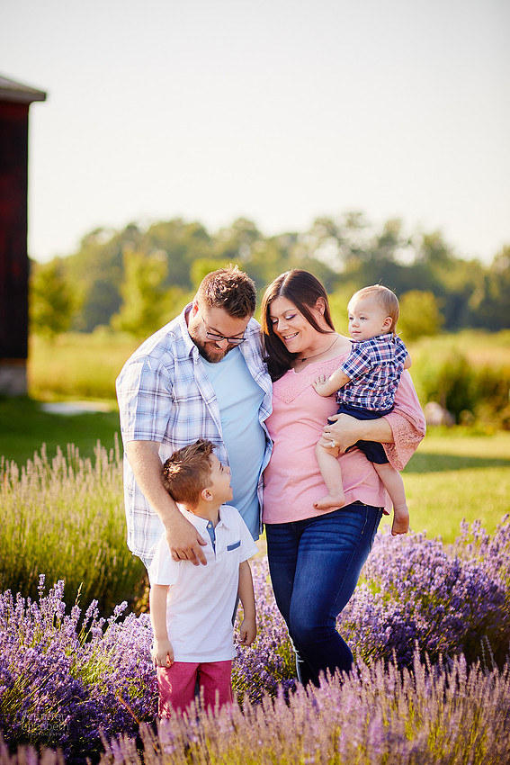 Mini Sessions at Luvin Lavender Farms in Madison
