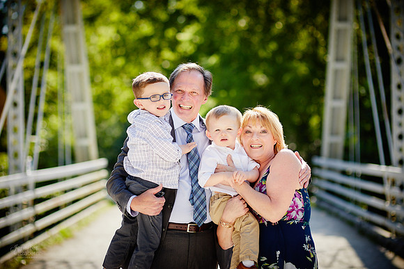 The C Family: Portrait Session at Station Road Bridge