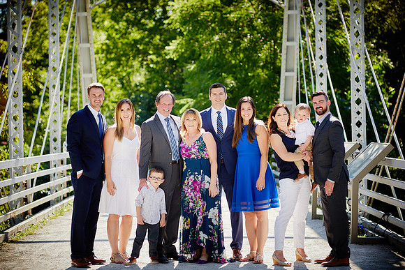 The C Family: Portrait Session at Station Road Bridge