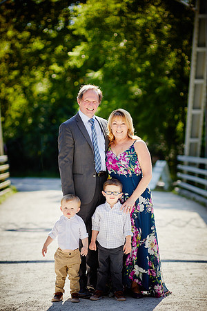 The C Family: Portrait Session at Station Road Bridge