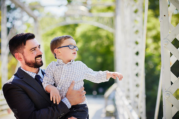 The C Family: Portrait Session at Station Road Bridge
