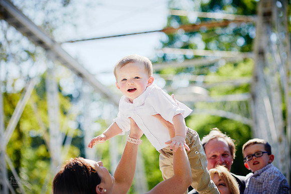 The C Family: Portrait Session at Station Road Bridge