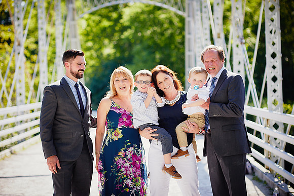 The C Family: Portrait Session at Station Road Bridge
