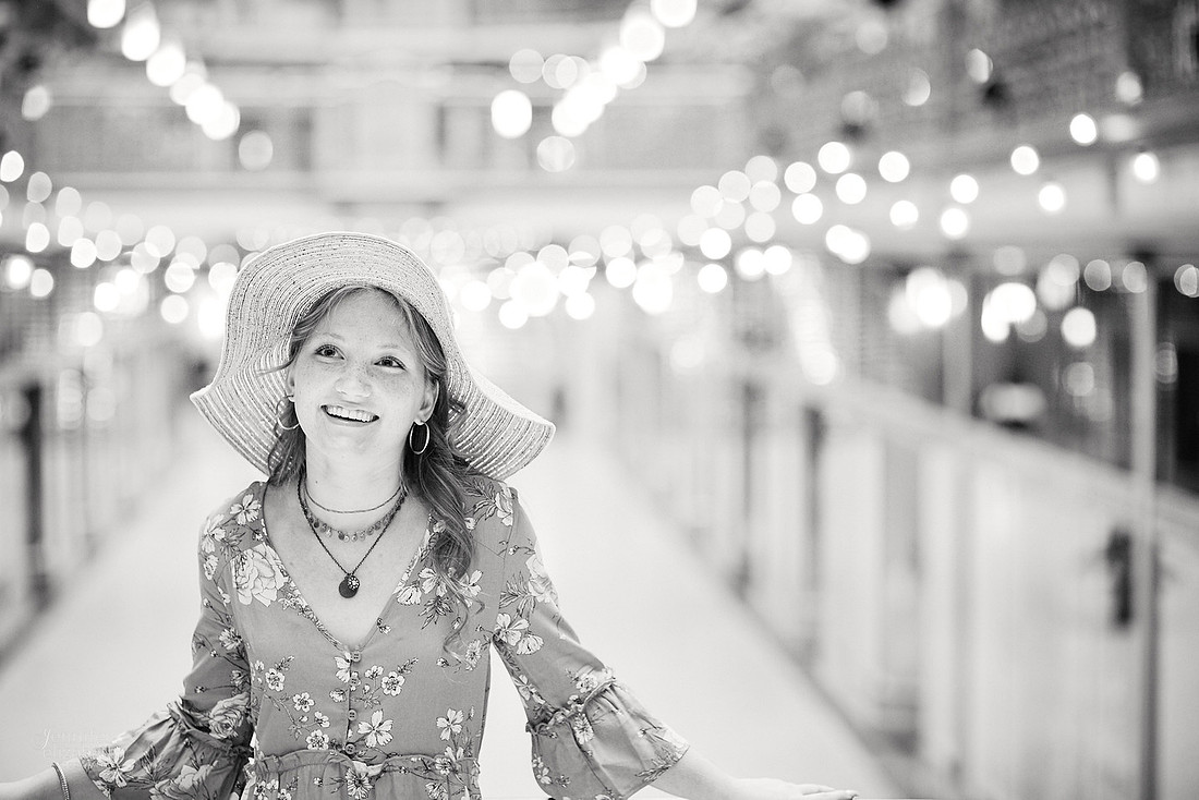 Analyse: Senior Portrait Session at The Arcade and East Fourth Street