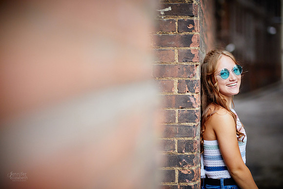 Analyse: Senior Portrait Session at The Arcade and East Fourth Street