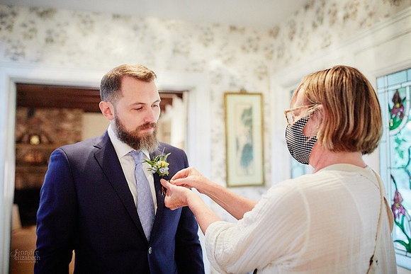 Deb & Matt: Backyard Micro Wedding in Sagamore Hills, Ohio