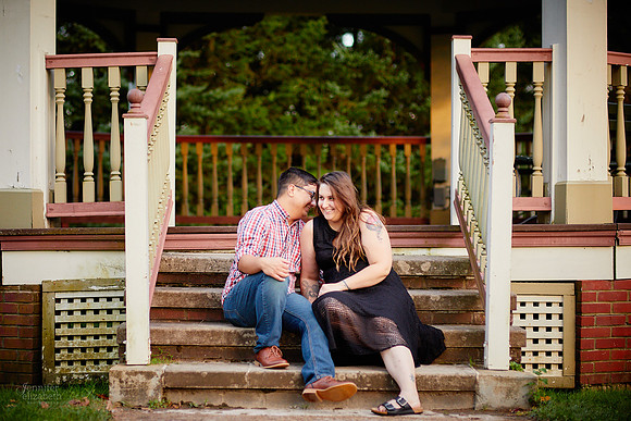 Meg & Tyler: Engagement Session at Boardman Park in Youngstown