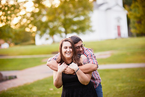 Meg & Tyler: Engagement Session at Boardman Park in Youngstown