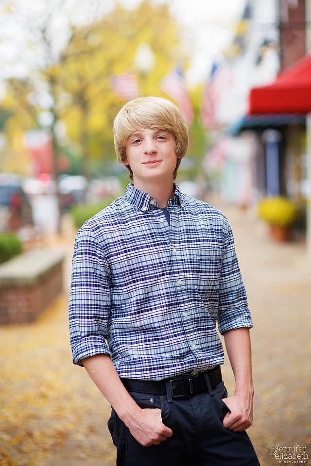 Sam: Senior Portrait Session in Worthington, Ohio
