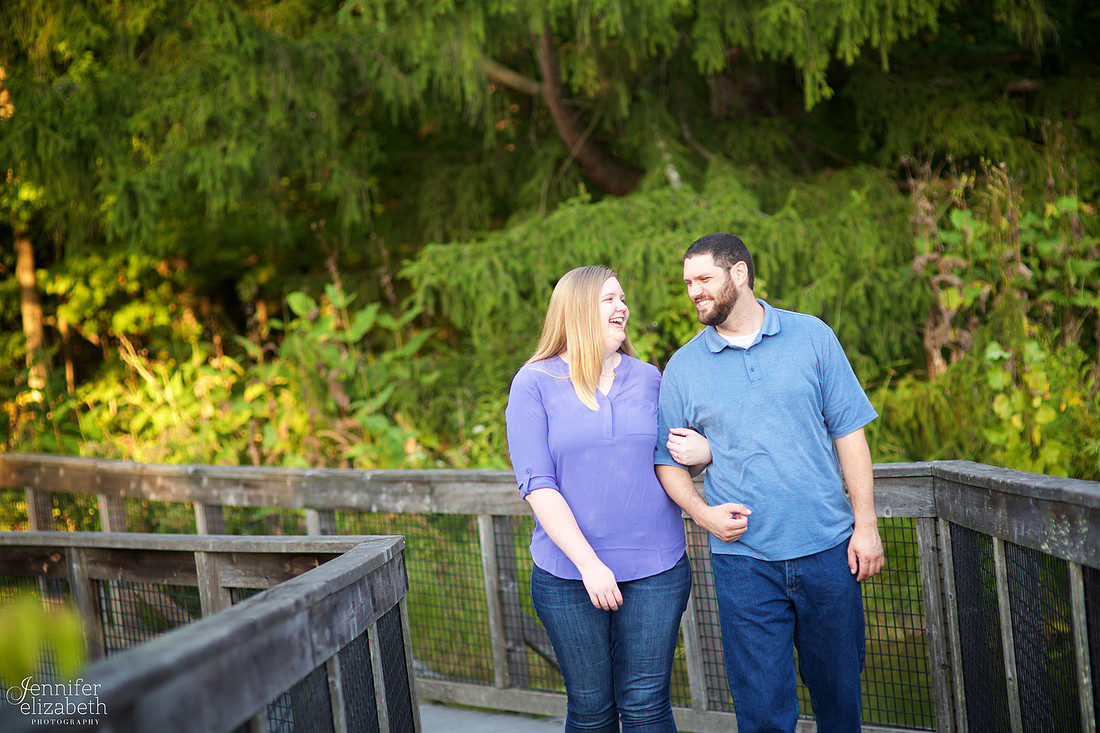Melissa and Charles: Inniswood Gardens Engagement Session