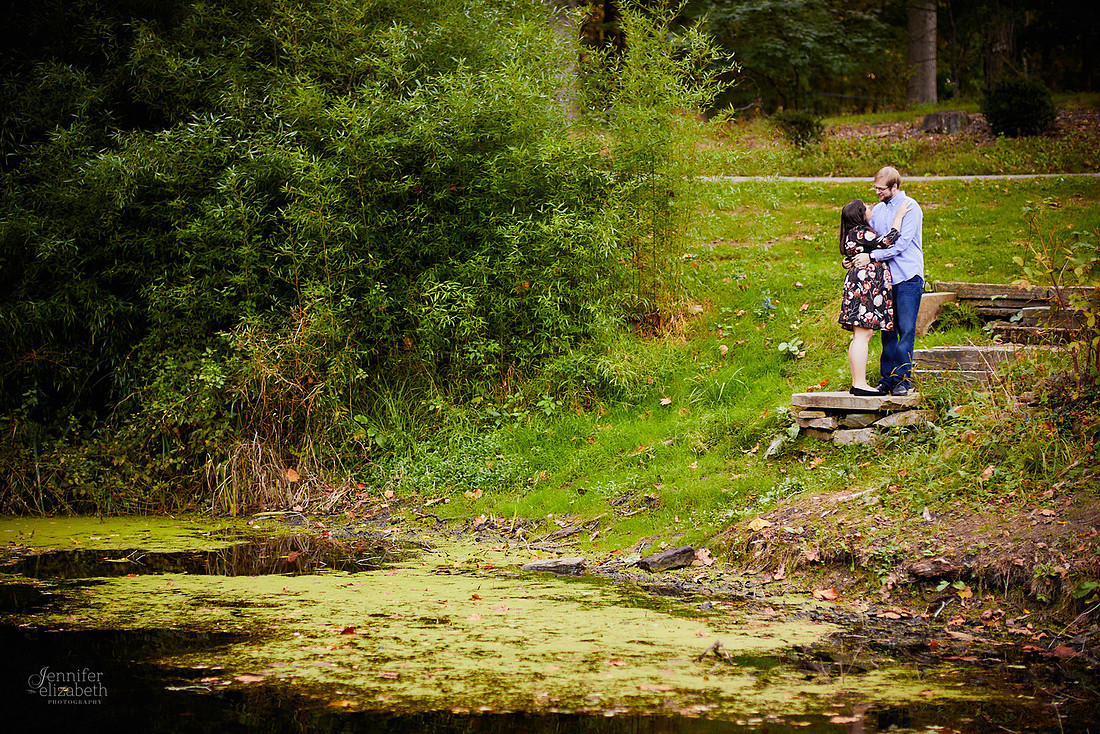 Seleste & Mark: Engagement Session at Schoepfle Gardens
