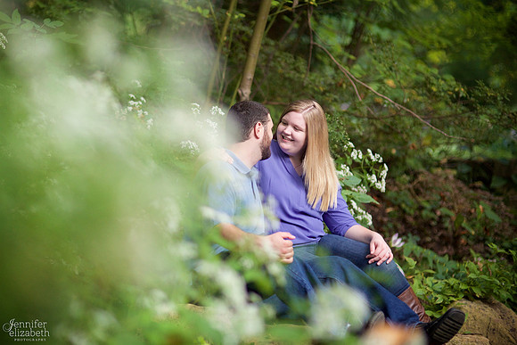 Melissa and Charles: Inniswood Gardens Engagement Session