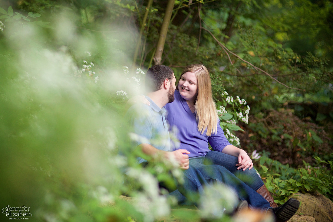 Melissa and Charles: Inniswood Gardens Engagement Session
