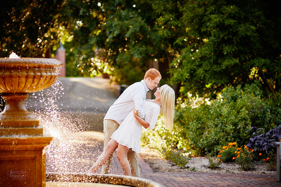 Erica & Grant: Engagement Session at Kingwood Center Gardens
