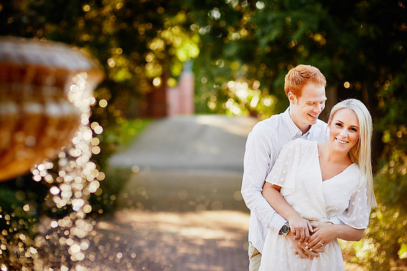 Erica & Grant: Engagement Session at Kingwood Center Gardens