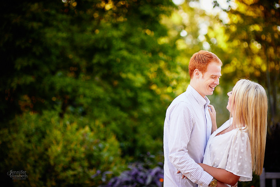 Erica & Grant: Engagement Session at Kingwood Center Gardens