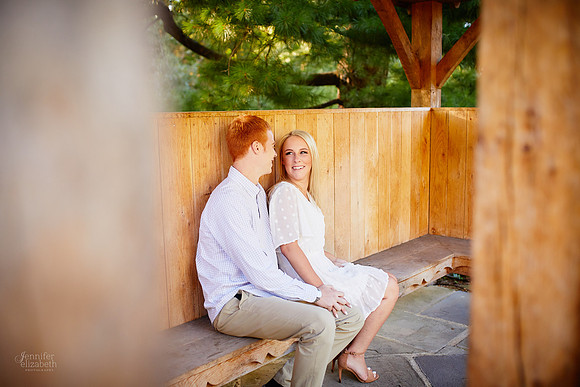 Erica & Grant: Engagement Session at Kingwood Center Gardens