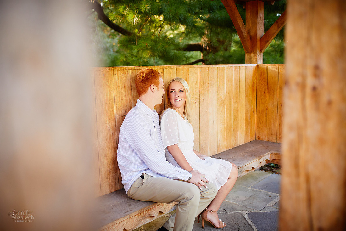 Erica & Grant: Engagement Session at Kingwood Center Gardens