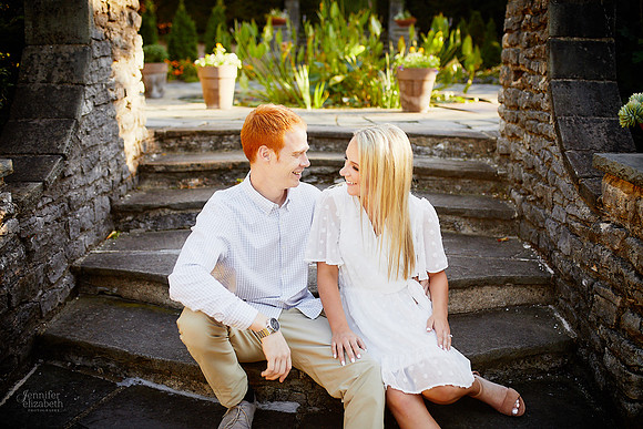 Erica & Grant: Engagement Session at Kingwood Center Gardens
