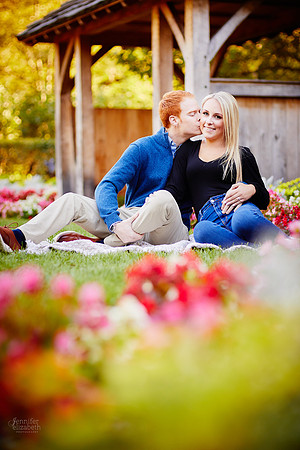 Erica & Grant: Engagement Session at Kingwood Center Gardens