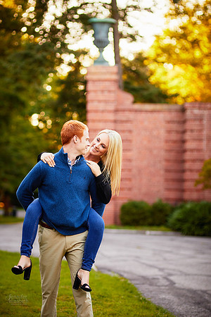 Erica & Grant: Engagement Session at Kingwood Center Gardens