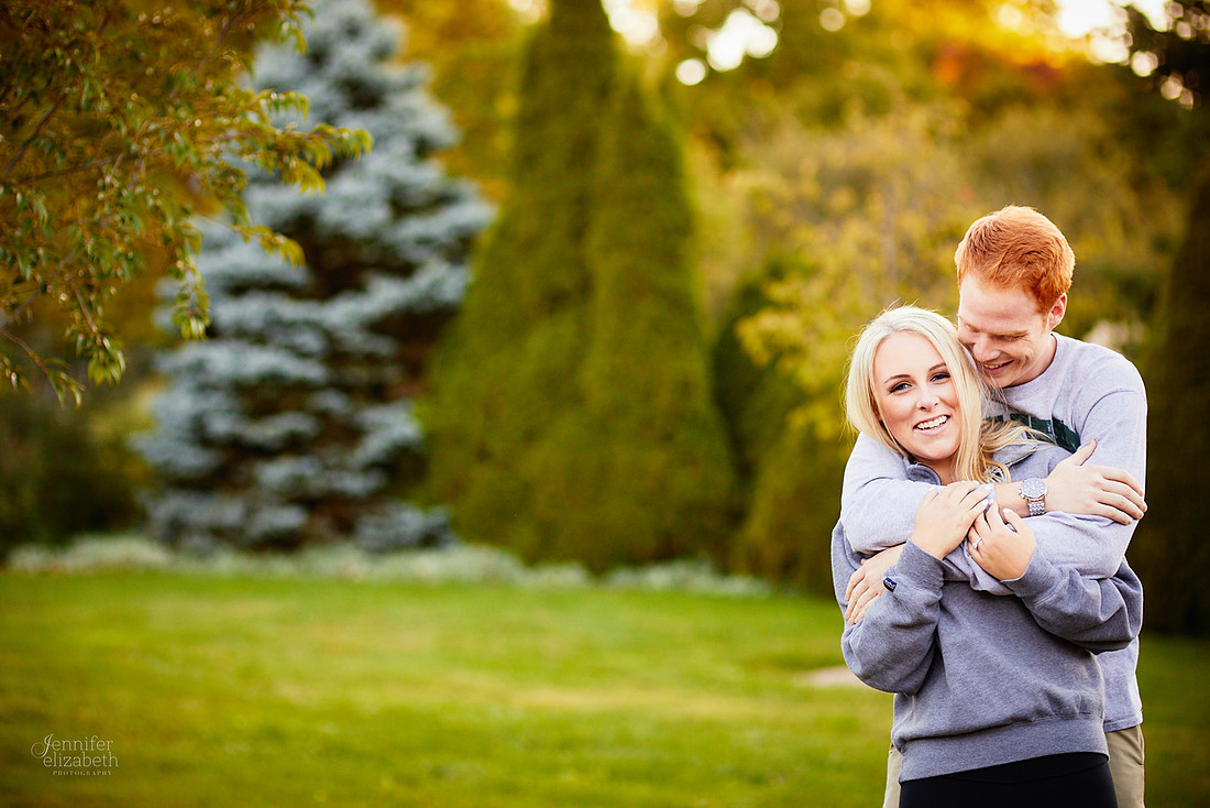 Erica & Grant: Engagement Session at Kingwood Center Gardens