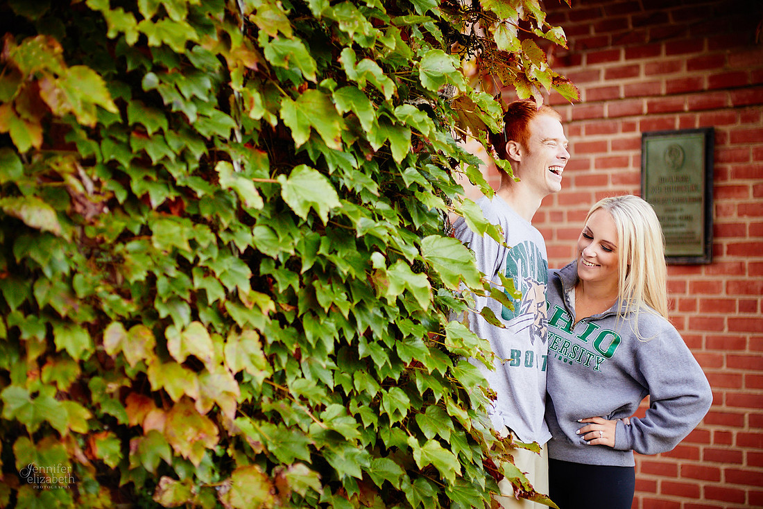 Erica & Grant: Engagement Session at Kingwood Center Gardens