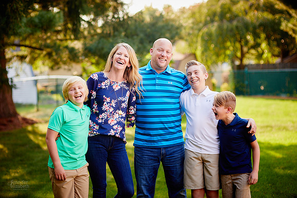 The R Family: Portrait Session in Strongsville, Ohio