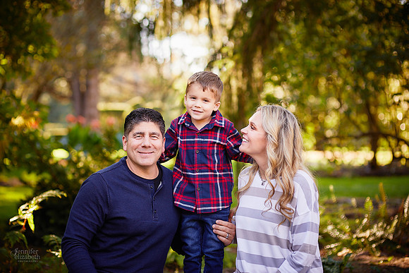 The V Family: Portrait Session at Schoepfle Garden in Birmingham