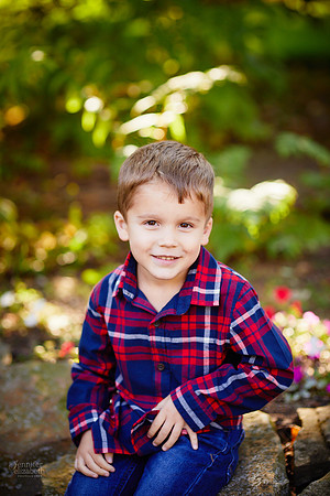 The V Family: Portrait Session at Schoepfle Garden in Birmingham