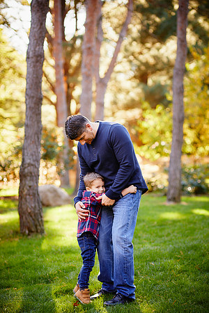 The V Family: Portrait Session at Schoepfle Garden in Birmingham