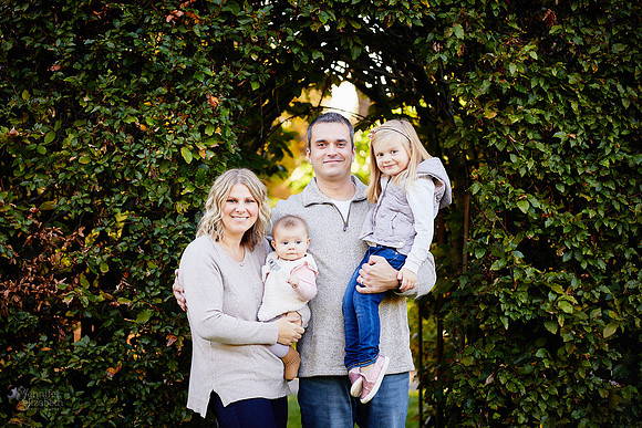 The V Family: Portrait Session at Schoepfle Garden in Birmingham