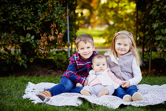 The V Family: Portrait Session at Schoepfle Garden in Birmingham
