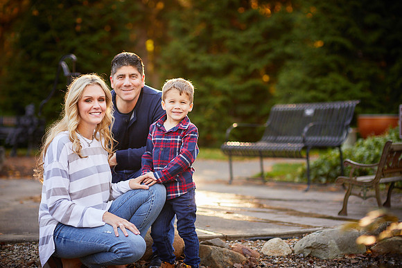 The V Family: Portrait Session at Schoepfle Garden in Birmingham