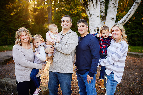 The V Family: Portrait Session at Schoepfle Garden in Birmingham