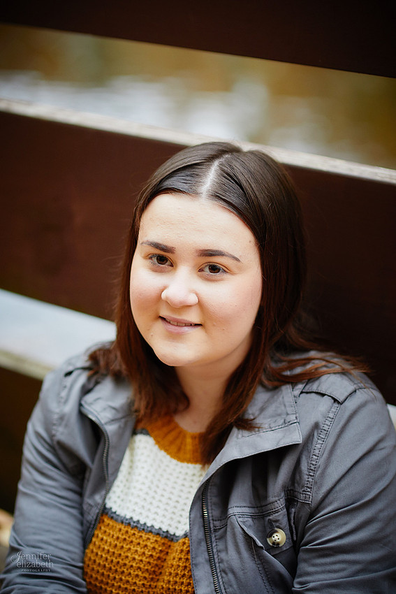 Kierstin: Senior Session in Downtown Kent