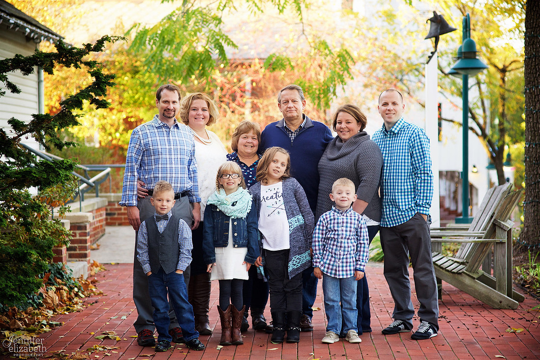 The D & S Families: Portrait Session at Everal Barn in Westerville