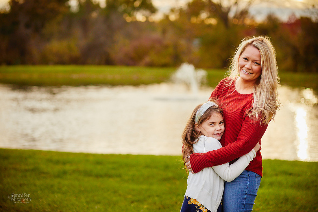 The K Family: Backyard Portrait Session in Hinckley