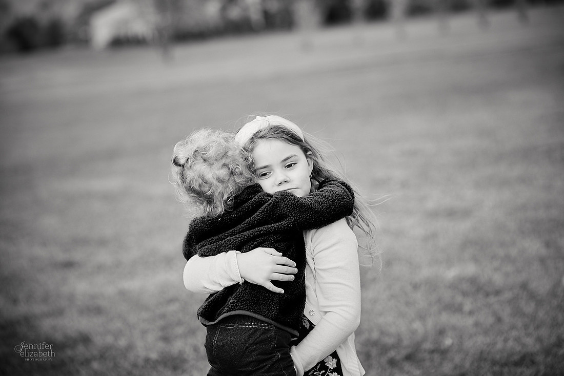 The K Family: Backyard Portrait Session in Hinckley